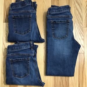Lot of 3 Old Navy Slim Karate Fit Jeans sz 14